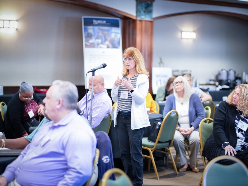 Pauline Haran, St. James finance director, at the Black Mountain Software User Conference in October 2025.
